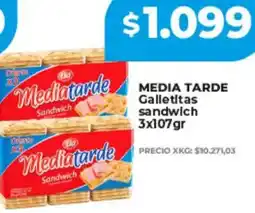 Supermayorista Vital Media tarde galletitas sandwich oferta