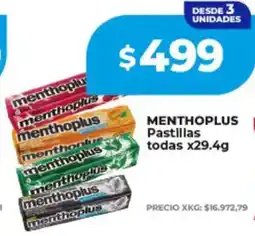 Supermayorista Vital Menthoplus pastillas todas oferta