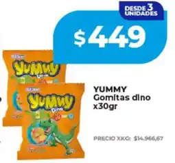 Supermayorista Vital Yummy gomitas dino oferta