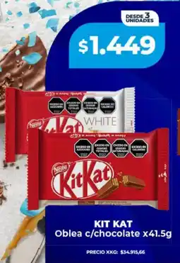 Supermayorista Vital Kit kat oblea c/chocolate oferta