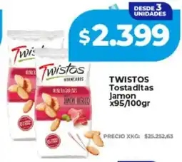Supermayorista Vital Twistos tostaditas jamon oferta