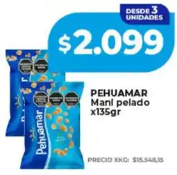 Supermayorista Vital Pehuamar mani pelado oferta