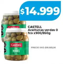 Supermayorista Vital Castell aceitunas verdes 0 fco oferta