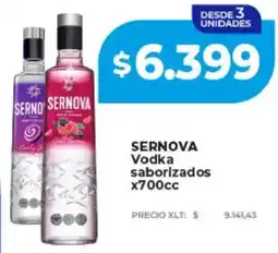 Supermayorista Vital Sernova vodka saborizados oferta