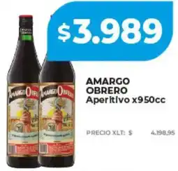 Supermayorista Vital Amargo obrero aperitivo oferta
