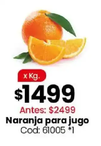 Naranja para jugo