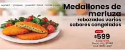 Coto Medallones de merluza rebozados varios sabores congelados oferta
