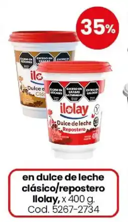 Coto Ilolay en dulce de leche clásico/repostero oferta