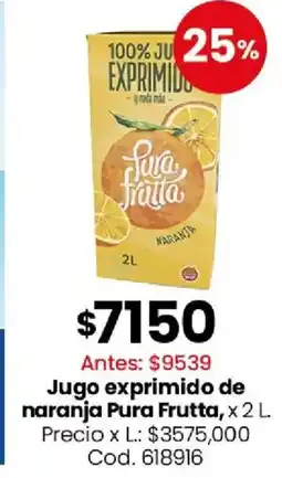 Coto Pura frutta jugo exprimido de naranja oferta