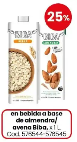 Coto Biba en bebida a base de almendra/ avena oferta