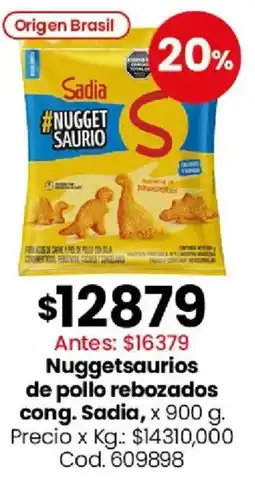 Coto Sadia nugget saurios de pollo rebozados cong. oferta