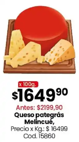 Coto Melincué queso pategrás oferta