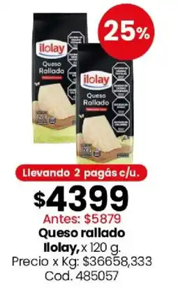 Coto Ilolay queso rallado oferta