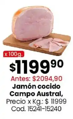 Coto Campo austral jamón cocido oferta