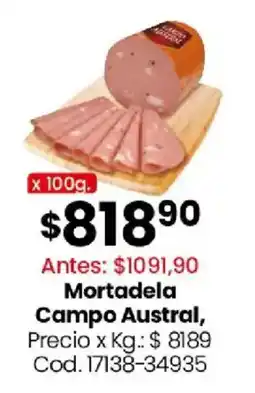 Coto Austral campo mortadela oferta