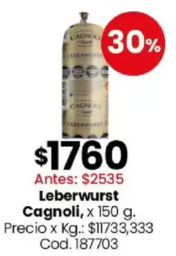 Coto Cagnoli leberwurst oferta