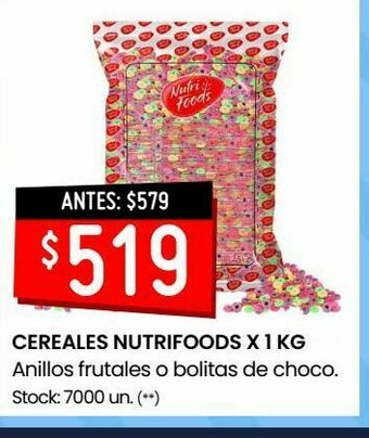 Changomas Cereales nutrifoods x 1 kg oferta
