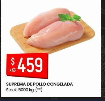 Changomas Suprema de pollo congelada oferta