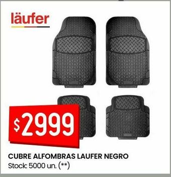 Changomas Cubre alfombras laufer negro oferta