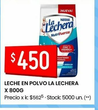 Walmart Leche en polvo la lechera oferta