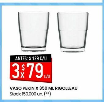 Walmart Vaso pekin x 350 ml rigolleau oferta