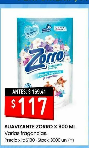 Walmart Suavizante zorro oferta