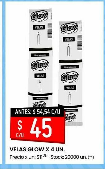 Walmart Velas glow oferta
