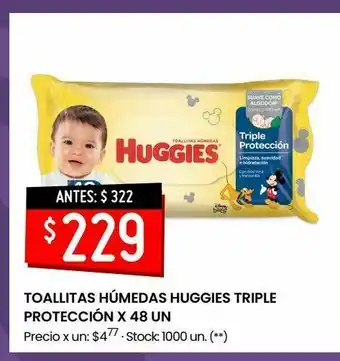 Walmart Toallitas húmedas huggies oferta