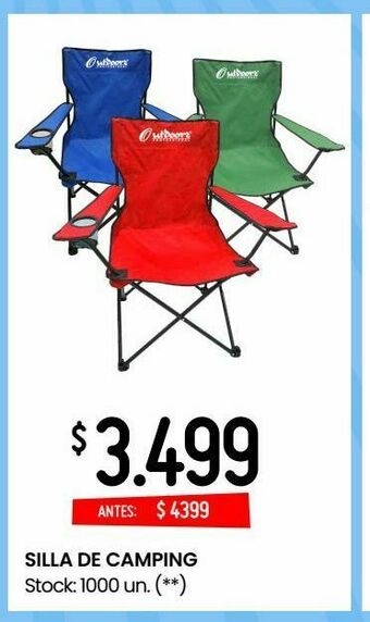 Walmart Silla de camping oferta