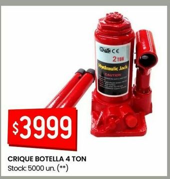 Crique botella 4 ton