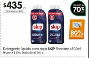 Jumbo Detergente líquido skip 500ml oferta