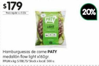 Jumbo Hamburguesas paty oferta