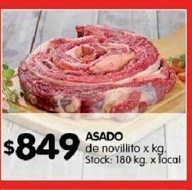 Disco Asado de novillito x kg oferta