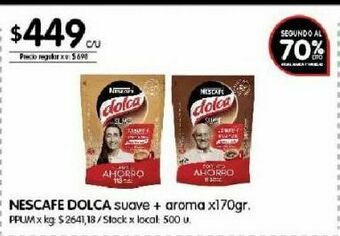 Disco Nescafé dolca 170g oferta
