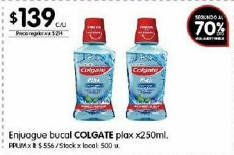 Disco Enjuague bucal colgate oferta