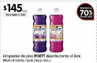 Disco Limpiador de piso poett 1.8lt oferta