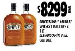 Supermercados Yaguar Whisky criadores oferta