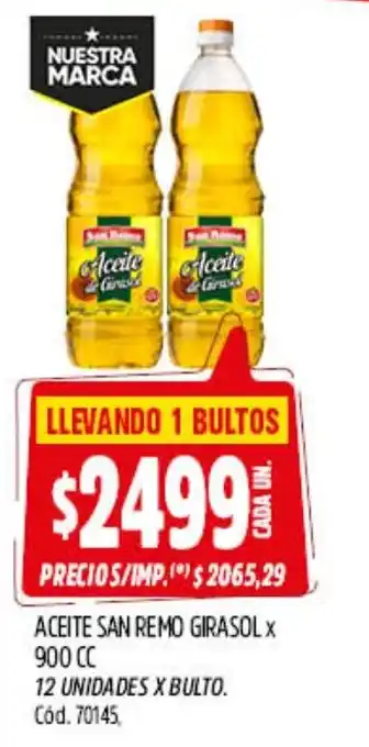 San remo aceite girasol