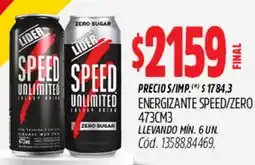Supermercados Yaguar Speed energizante/zero oferta