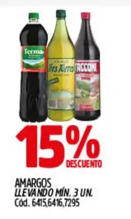 Supermercados Yaguar Terma amargos oferta