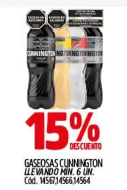Supermercados Yaguar Cunnington gaseosas oferta