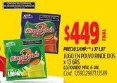 Supermercados Yaguar Rinde dos jugo en polvo oferta