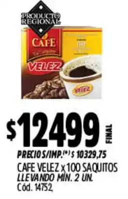 Supermercados Yaguar Café velez oferta