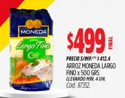 Supermercados Yaguar Largo fino arroz moneda oferta