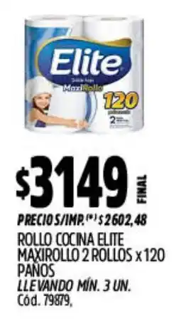 Supermercados Yaguar Elite rollo cocina maxirollo oferta