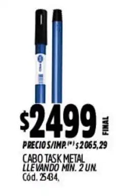 Supermercados Yaguar Cabo task metal oferta