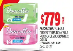 Supermercados Yaguar Doncella protectores pock c/desodorante oferta