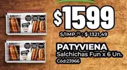 Diarco Paty viena salchichas fun oferta