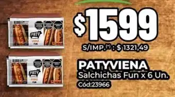 Paty viena salchichas fun