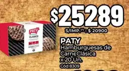 Diarco Paty hamburguesas de carne clásica oferta